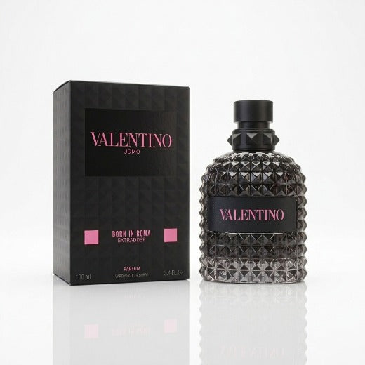Valentino Uomo Born in Roma Extrados, Valentino Uomo Extrados Parfum, Valentino Born in Roma for Men, Valentino men's perfume, Valentino men's fragrance, Born in Roma Extrados 100ml, Born in Roma Extrados 3.4 oz, men's Parfum, luxury men's fragrance, designer perfume for men