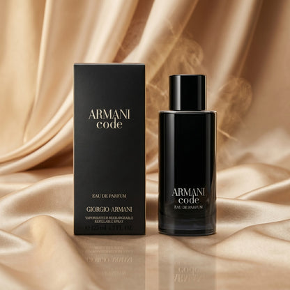 Giorgio Armani Code, Armani Code Men, Armani Code Eau de Toilette, Armani Code EDT, Giorgio Armani Men's Perfume, Armani Code 125ml, Armani Code 4.2 oz, Men's Fragrance, Luxury Men's Perfume, Designer Fragrance for Men