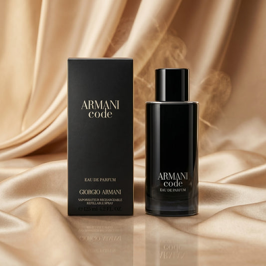 Giorgio Armani Code, Armani Code Men, Armani Code Eau de Toilette, Armani Code EDT, Giorgio Armani Men's Perfume, Armani Code 125ml, Armani Code 4.2 oz, Men's Fragrance, Luxury Men's Perfume, Designer Fragrance for Men