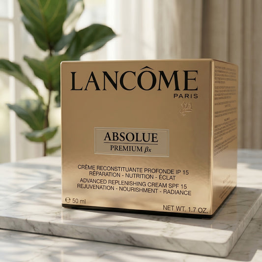Lancôme Absolue Premium Bx, Lancome Absolue Cream, Absolue Premium Bx Replenishing Cream, Lancome face cream, Lancome moisturizer, SPF 15 face cream, anti aging face cream, luxury skincare, Lancome skincare, 50ml face cream, 1.7 oz face cream