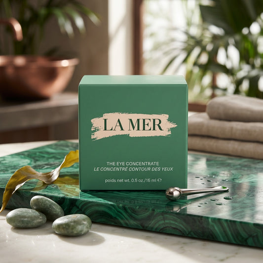 La Mer The Eye Concentrate, La Mer Eye Cream, La Mer Eye Concentrate 15ml, La Mer 0.5 oz, luxury eye cream, La Mer skincare, eye moisturizer, anti aging eye cream, premium eye treatment, luxury skincare, eye care cream