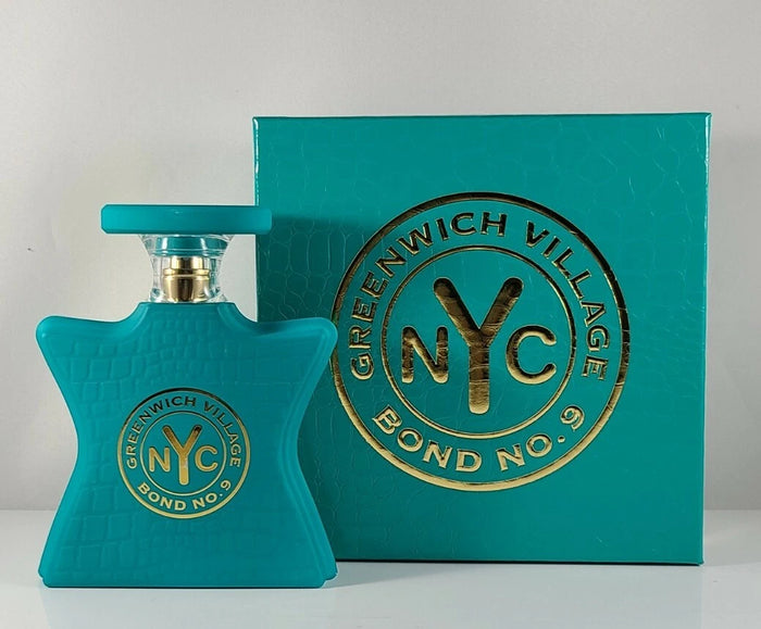 Bond No. 9 Greenwich Village, Greenwich Village perfume, Bond No 9 Greenwich Village EDP, Bond No 9 100ml perfume, Bond No 9 3.3 oz, unisex luxury perfume, unisex fragrance, Bond No 9 perfume for men and women, designer fragrance, Greenwich Village Eau de Parfum